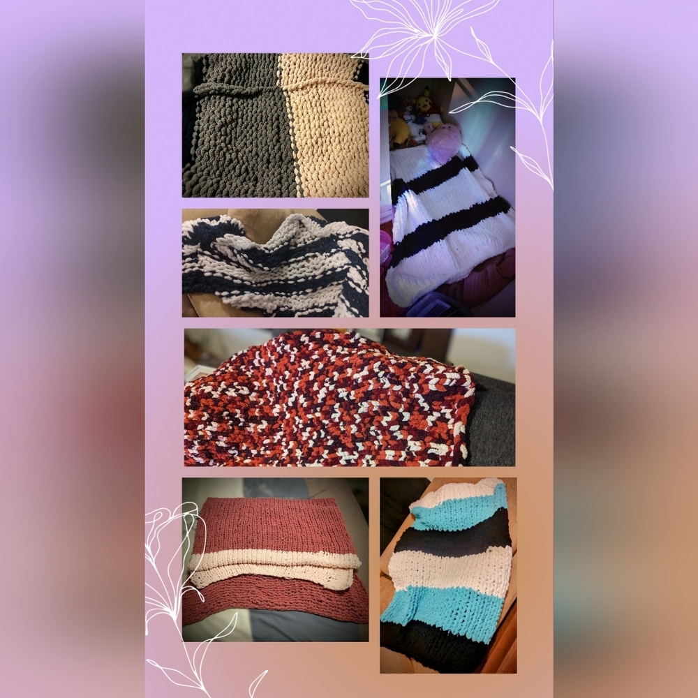 Chunky Soft Hand Made Blanket